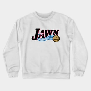 Jawn Retro, Basketball - White Crewneck Sweatshirt